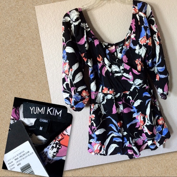 Yumi Kim Dresses & Skirts - Yumi Kim Lady Luck floral romper with pockets
